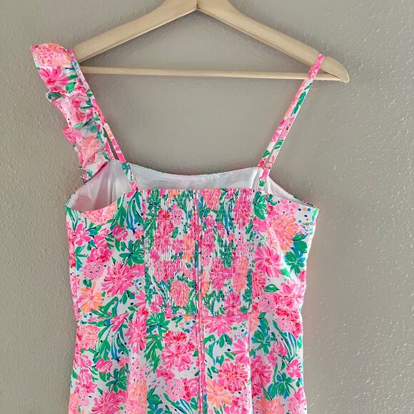 MOVING SALE: Lilly Pulitzer Floral romper dress - Picture 5 of 11